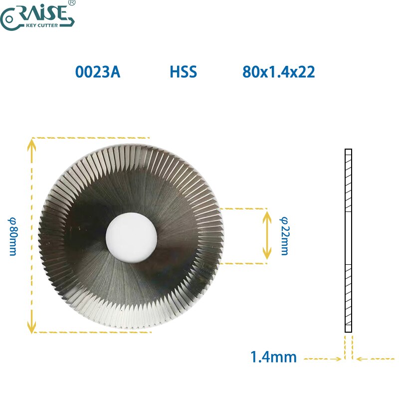 wenxing 100g 100h cutter 80x1.4x22