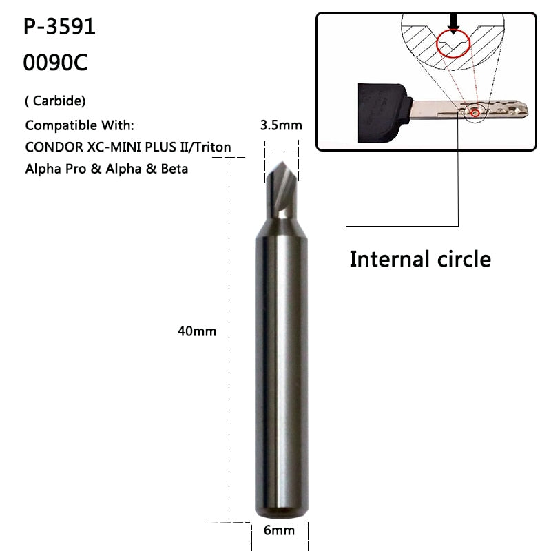 1.5mm 2.0mm 2.5mm Cutter and Probe for Miralce A7 A9 SEC-E9 Condor Alpha Beta