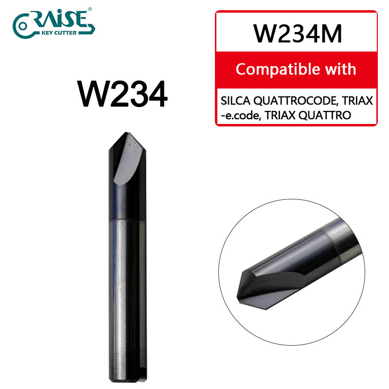RAISE Cutter W234M Compatible with SILCA W234 SILCA TRIAX QUATTRO QUATTROOCODE Key Cutting Machine