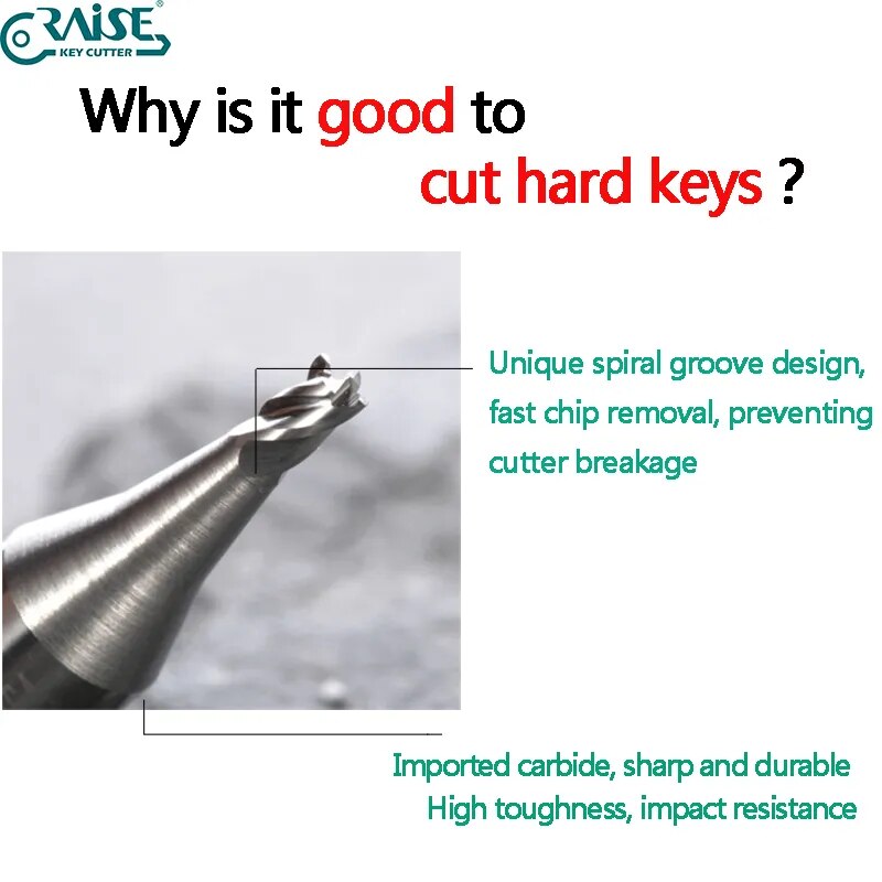 Key Cutter Carbide Milling Cutters to Cut Nickel Copper keys on SILCA JMA KEYLINE Key Machine Locksmith Tools