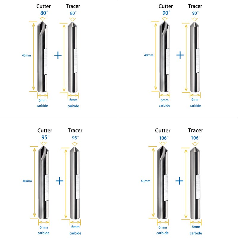 High Security Carbide Dimple Tracer Point for Key Machine