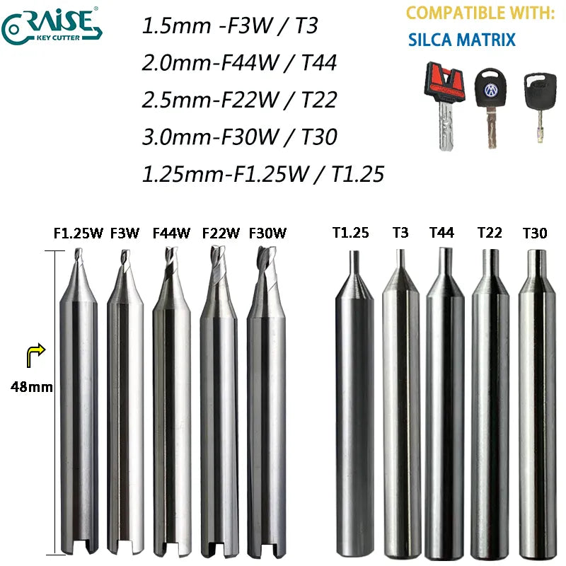 SILCA Matrix Key Cutter F3  F44 F22 F30 Replacement Locksmith Tools