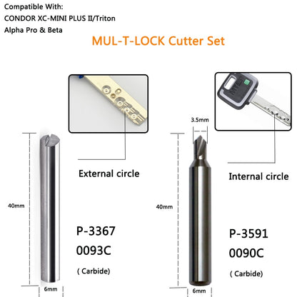 Condor mini Dolphin XP005 Alpha Beta SEC-E9 Miracle Key Machine Cutter