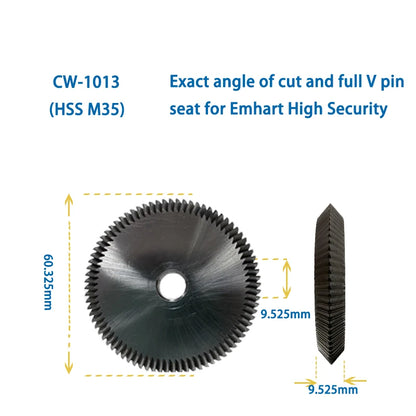 HPC Key Cutter CW-1011 CW-1012 CW-1013 CW-1014 CW-20FM CW-6010 CW-90MC Compatible with HPC Key Duplicator Locksmith Tools