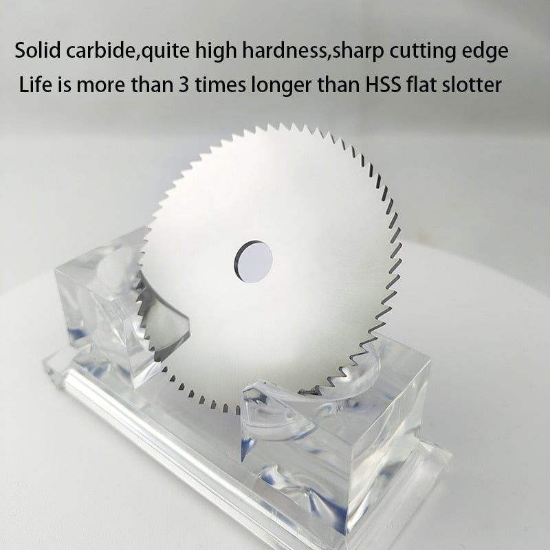 Flat slotter SG14W 60.4x1.14x9.52 in Carbide Compatible with SILCA DELTA Key Machine