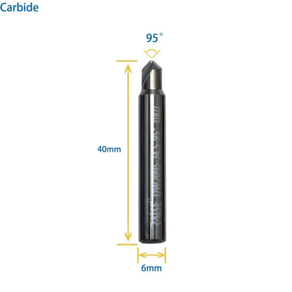 Carbide Dimple Cutter 90° 95° 100° on Vertical Key cutting Machine