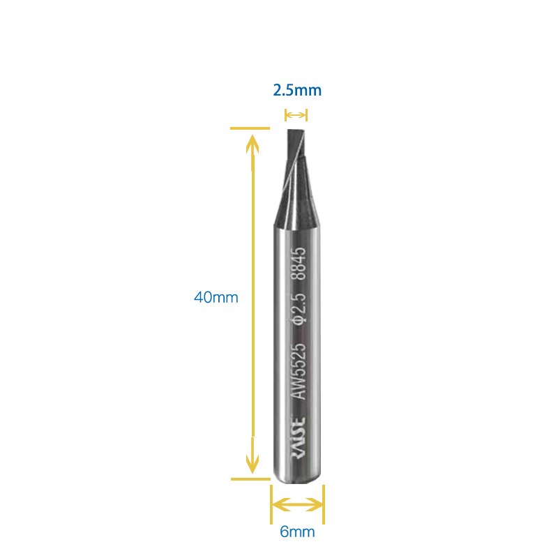 2.5mm end mill cutter