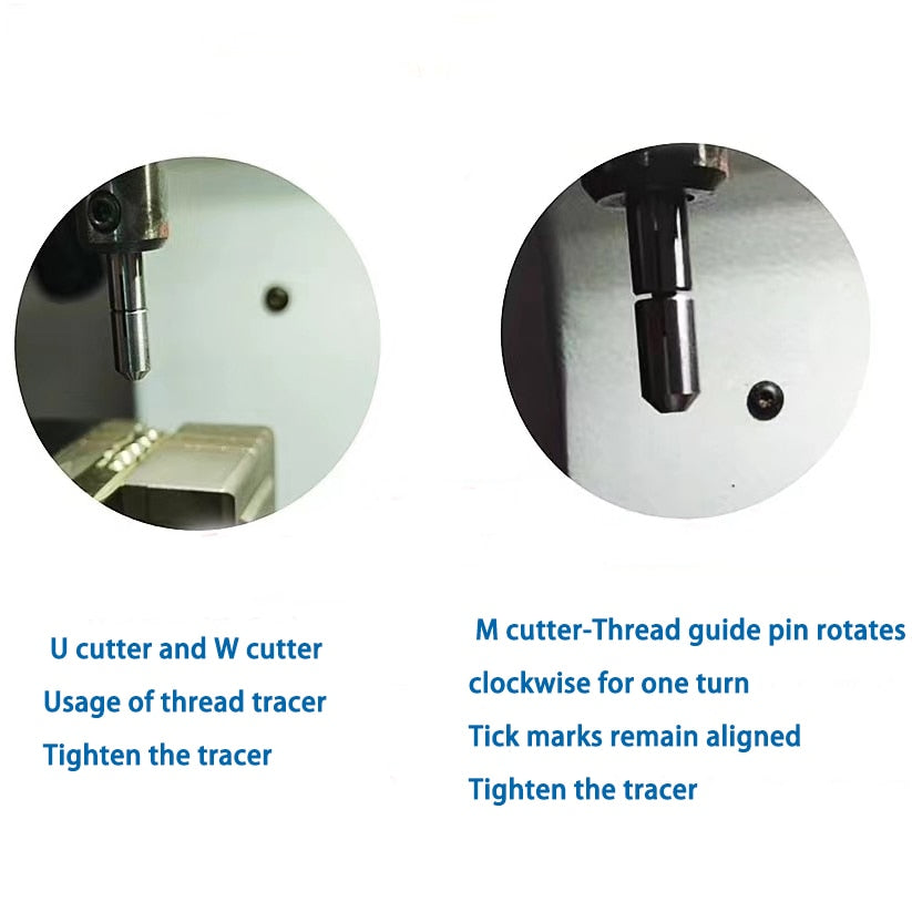 Cutter Set For Copy Multilock Keys On Vertical Key Machine