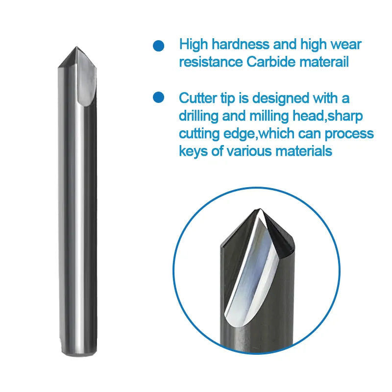 Milling Cutter F39W 90° Compatible With SILCA Matrix Key Duplicating Machine to Copy ISEO AGB VIRO Keys Locksmith Tools