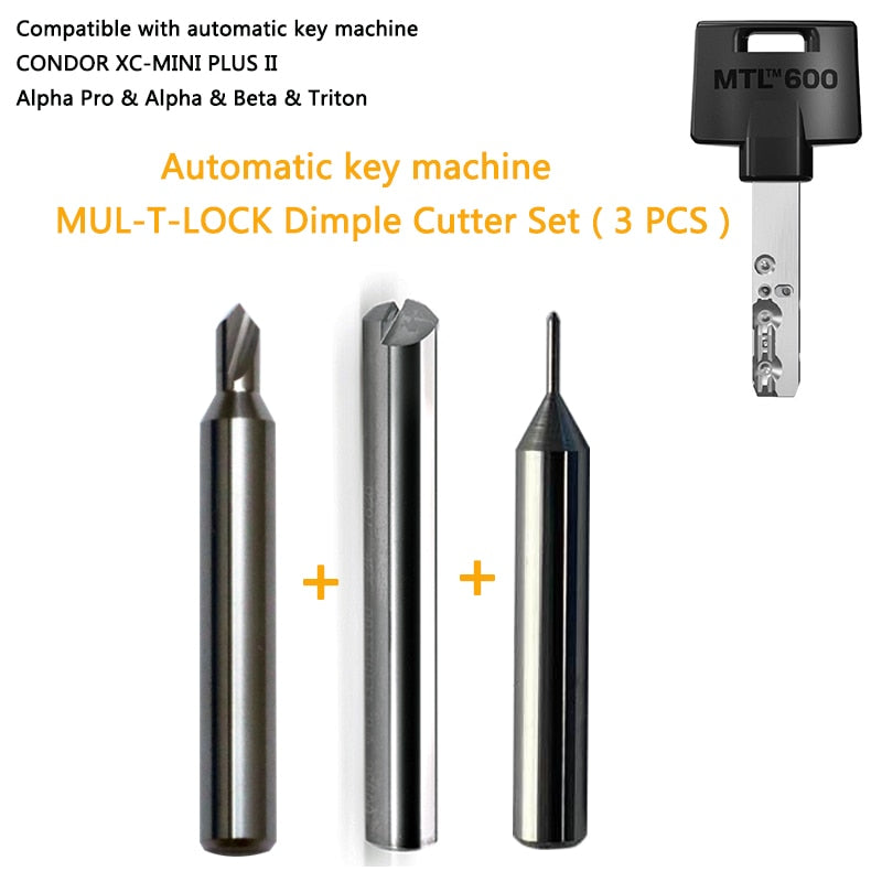 Cutter and Tracer for Condor Dolphin XP005 Alpha Beta Miralce SEC-E9 Automatic Key Machine