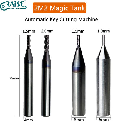 2M2 Tank Milling Cutter and Probe Compatible with 2M2 Tank Automatic Key Cutting Machine