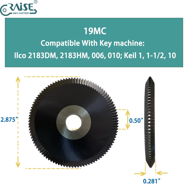 ilco key machine cutter 19mc