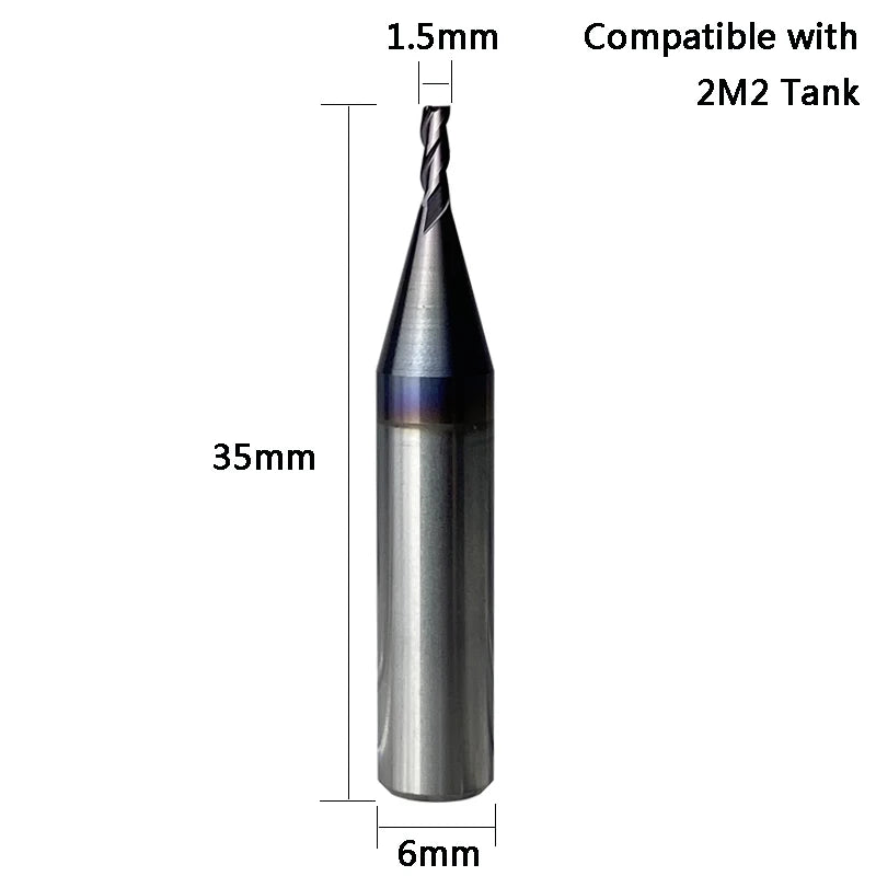 2M2 Tank Milling Cutter and Probe Compatible with 2M2 Tank Automatic ...