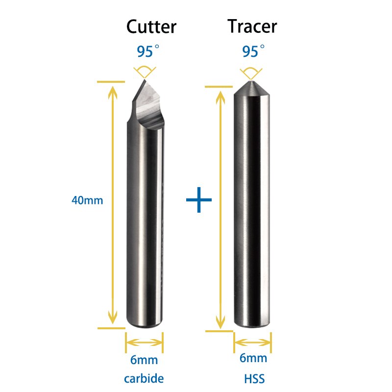 Carbide Dimple Cutter 90° 95° 105°