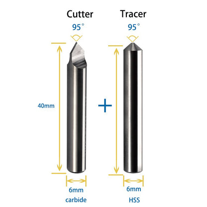 Carbide Dimple Cutter 90° 95° 105°