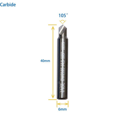 Carbide Dimple Cutter 90° 95° 100° 105° for Manual Laser Key Duplicators