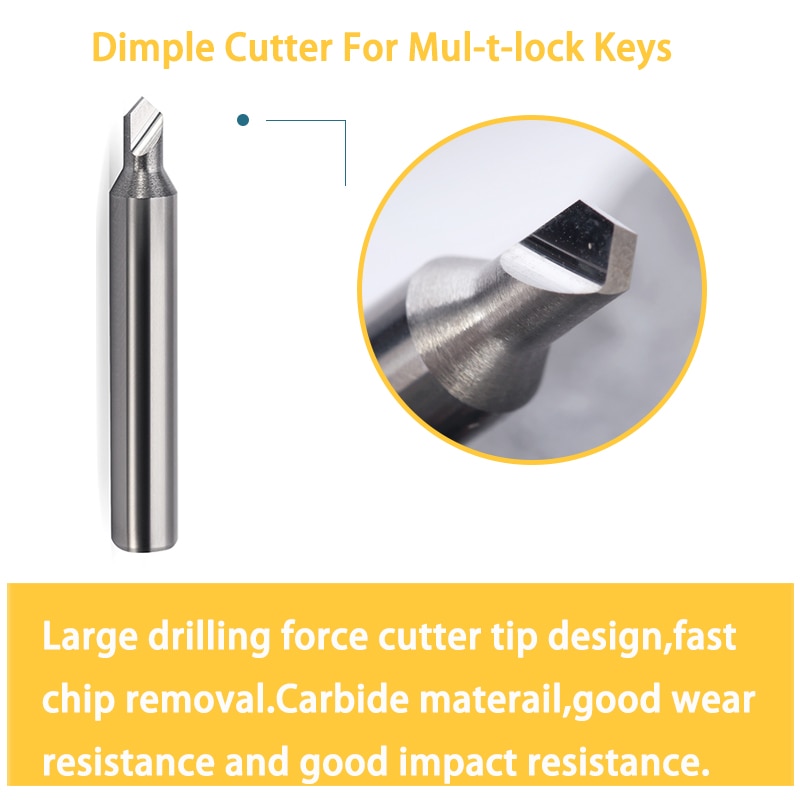 Dimple Cutter Set for MUL-T-LOCK Keys