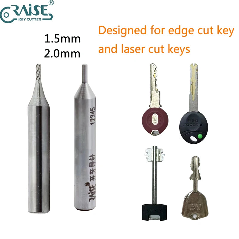 Milling Cutter to Copy Edge Cut Key & Key clamping fixture for Various ...