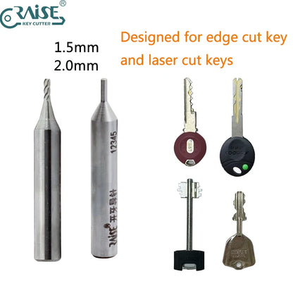 Milling Cutter to Copy Edge Cut Key & Key clamping fixture for Various Vertical Key machine