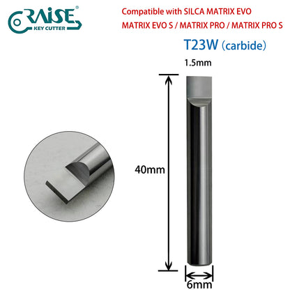 RAISE F23W T23W Compatible with SILCA F23 T23 SILCA  MATRIX Key Cutting Machine
