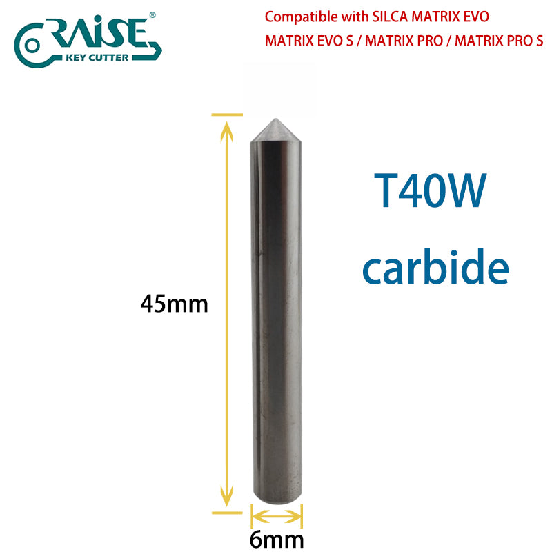 RAISE Cutter F40W T40W compatible with SILCA MATRIX Key Cutting Machine