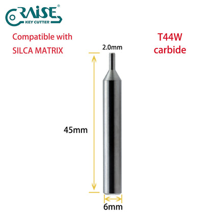 RAISE Carbide Cutter F44W T44W Compatible with SILCA Matrix Key Cutting Machines
