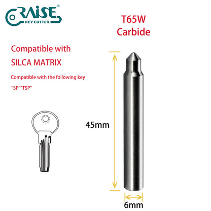 RAISE Cutter F65W T65W Compatible with SILCA F65 T65 SILCA MATRIX Key Cutting Machine