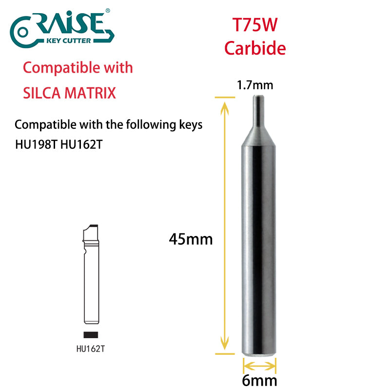 RAISE Cutter F75W T75W Compatible with SILCA F75 T75 SILCA MATRIX Key Cutting Machine