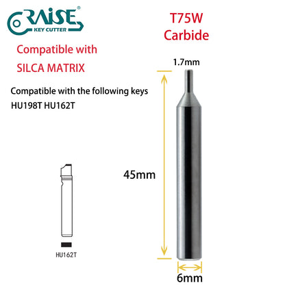 RAISE Cutter F75W T75W Compatible with SILCA F75 T75 SILCA MATRIX Key Cutting Machine