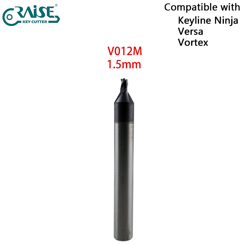 End Milling Cutter V012 V037 V003 V002 V020 V023 V031 V035 V043 V016 Compatible with Keyline NINJA VERSA VORTEX Key Cutting Machine
