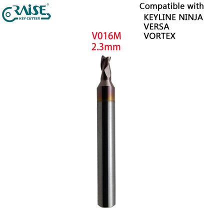 End Milling Cutter V012 V037 V003 V002 V020 V023 V031 V035 V043 V016 Compatible with Keyline NINJA VERSA VORTEX Key Cutting Machine