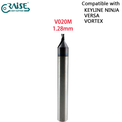 End Milling Cutter V012 V037 V003 V002 V020 V023 V031 V035 V043 V016 Compatible with Keyline NINJA VERSA VORTEX Key Cutting Machine