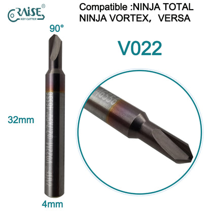 RAISE Milling Cutter V022 Compatible with KEYLINE V022 KEYLINE NINJA TOTAL NINJA VORTEX VERSA Key Duplicating Machine