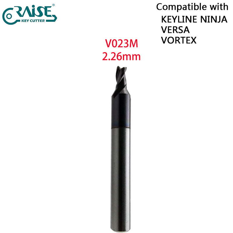 End Milling Cutter V012 V037 V003 V002 V020 V023 V031 V035 V043 V016 Compatible with Keyline NINJA VERSA VORTEX Key Cutting Machine