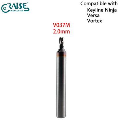 End Milling Cutter V012 V037 V003 V002 V020 V023 V031 V035 V043 V016 Compatible with Keyline NINJA VERSA VORTEX Key Cutting Machine