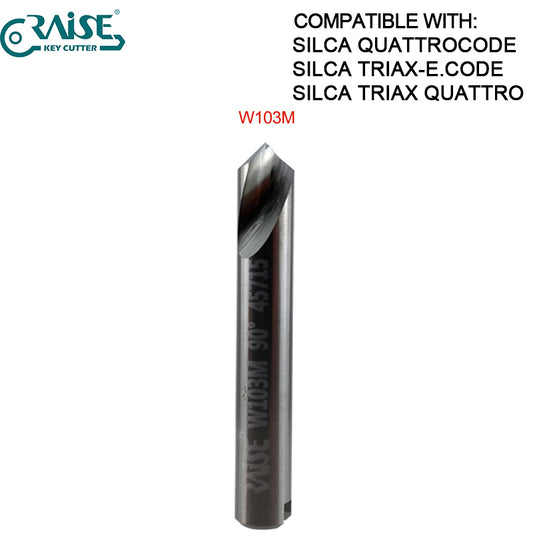 RAISE Milling Cutter W103M Compatible with SILCA W103 SILCA TRIAX QUATTRO QUATTROCODE Key Cutting Machine