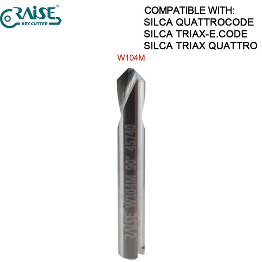RAISE Milling Cutter W138M Compatible with SILCA W138 SILCA TRIAX QUATTRO QUATTROCODE Key Cutting Machine