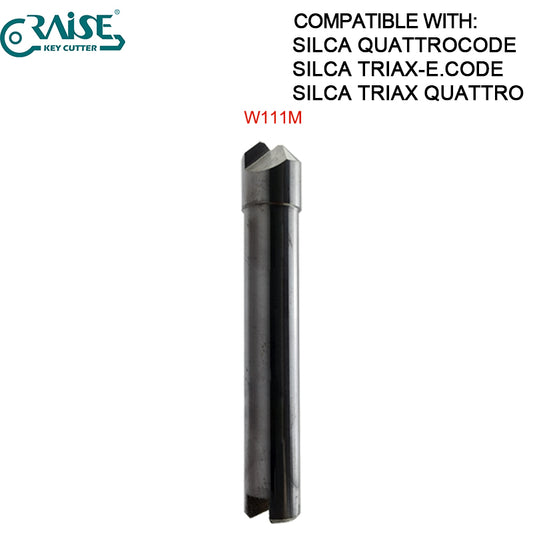 RAISE Milling Cutter W111M Compatible with SILCA W111 SILCA TRIAX QUATTRO QUATTROCODE Key Cutting Machine