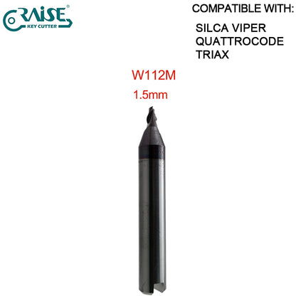 End Milling Cutter W114 W101 W129 W112 W302 W252 W326 W305 W285 W281 W268 W219 W134 SILCA QUATTROCODE TRIAX-e.code TRIAX QUATTRO SILCA VIPER Key Cutting Machine