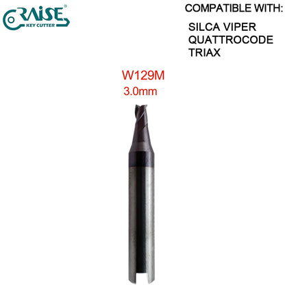 End Milling Cutter W114 W101 W129 W112 W302 W252 W326 W305 W285 W281 W268 W219 W134 SILCA QUATTROCODE TRIAX-e.code TRIAX QUATTRO SILCA VIPER Key Cutting Machine