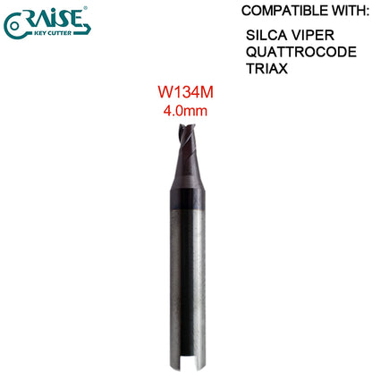 End Milling Cutter W114 W101 W129 W112 W302 W252 W326 W305 W285 W281 W268 W219 W134 SILCA QUATTROCODE TRIAX-e.code TRIAX QUATTRO SILCA VIPER Key Cutting Machine