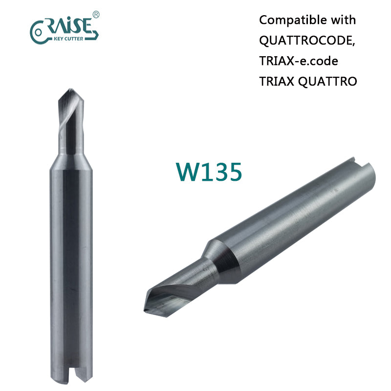 RAISE Milling Cutter W135M Compatible with SILCA W135 SILCA TRIAX QUATTRO QUATTROCODE Key Cutting Machine
