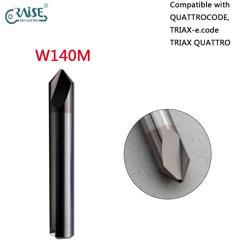 RAISE Milling Cutter W140M Compatible with SILCA W140 SILCA TRIAX QUATTRO TRIAX E.CODE Key Cutting Machine