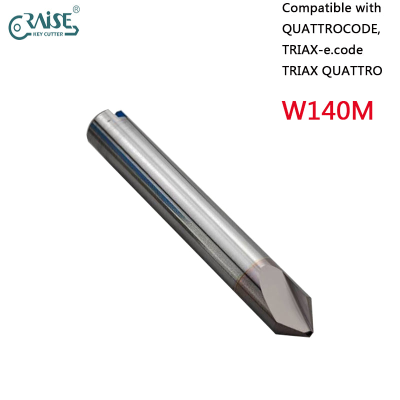RAISE Milling Cutter W140M Compatible with SILCA W140 SILCA TRIAX QUATTRO TRIAX E.CODE Key Cutting Machine