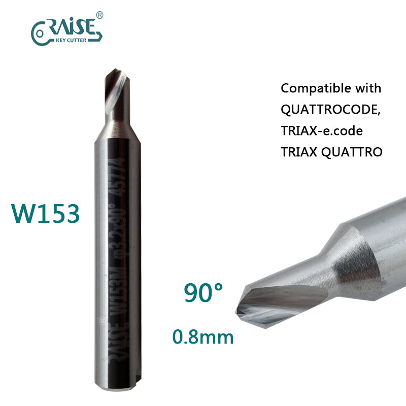 RAISE Milling Cutter W153M Compatible with SILCA W153 SILCA TRIAX QUATTRO QUATTROCODE Key Cutting Machine