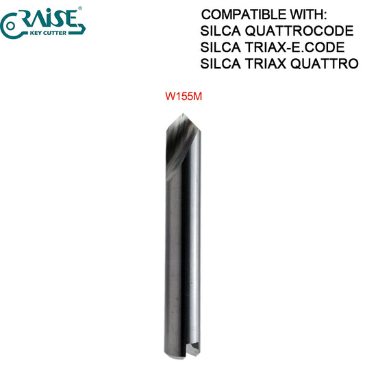 RAISE Milling Cutter W155M Compatible with SILCA W155 SILCA TRIAX QUATTRO QUATTROCODE Key Cutting Machine