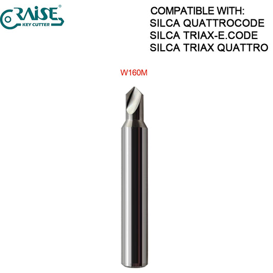 RAISE Milling Cutter W160M Compatible with SILCA W160 SILCA TRIAX QUATTRO QUATTROCODE Key Cutting Machine