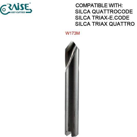 RAISE Milling Cutter W173M Compatible with SILCA W173 SILCA TRIAX QUATTRO QUATTROCODE Key Cutting Machine