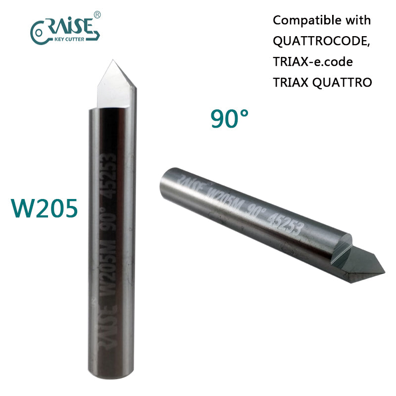RAISE Engrave Cutter W205M Compatible with SILCA W205 SILCA TRIAX QUATTRO QUATTROCODE Key Cutting Machine