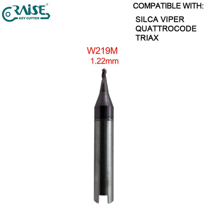 End Milling Cutter W114 W101 W129 W112 W302 W252 W326 W305 W285 W281 W268 W219 W134 SILCA QUATTROCODE TRIAX-e.code TRIAX QUATTRO SILCA VIPER Key Cutting Machine